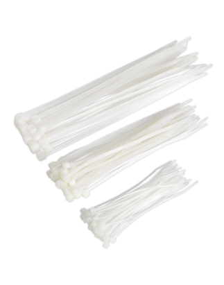 Cable Tie Assortment White Pack of 75