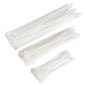 Cable Tie Assortment White Pack of 75