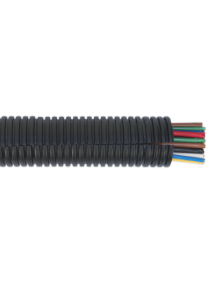 Convoluted Cable Sleeving Split Ø22-27mm 10m