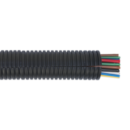 Convoluted Cable Sleeving Split Ø22-27mm 10m