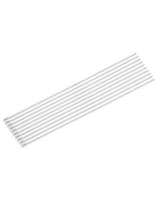 Attache-câble en acier inoxydable 200 mm x 4,6 mm - Paquet de 100