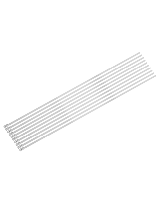 Attache-câble en acier inoxydable 400 mm x 4,6 mm - Paquet de 100