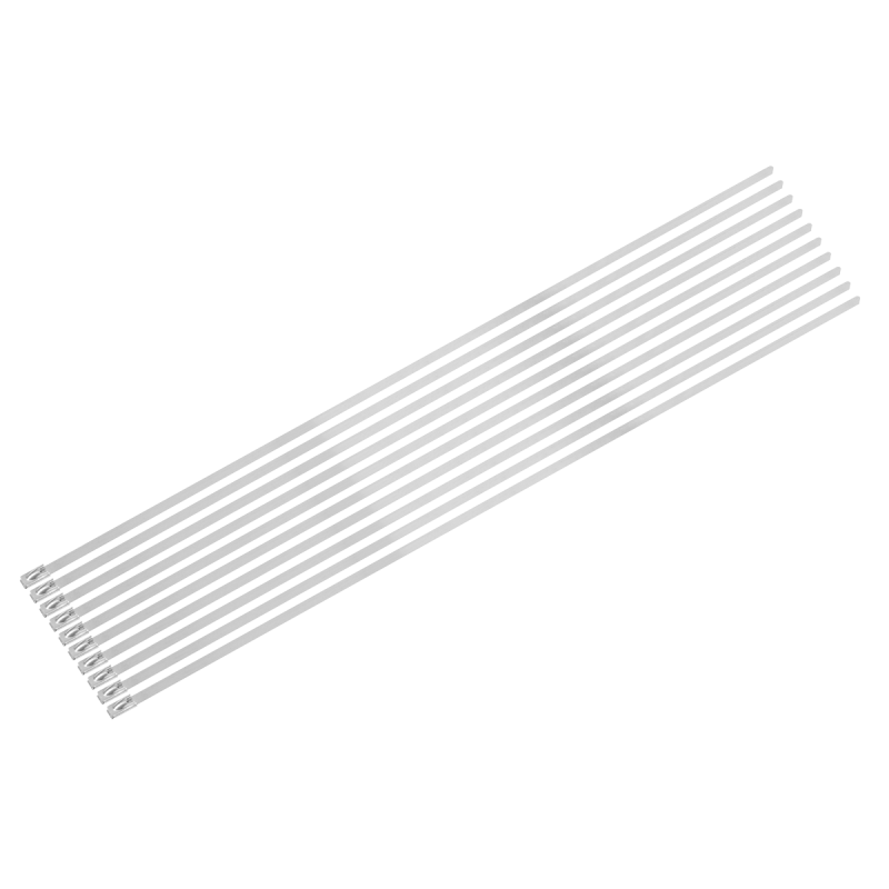 Attache-câble en acier inoxydable 400 mm x 4,6 mm - Paquet de 100