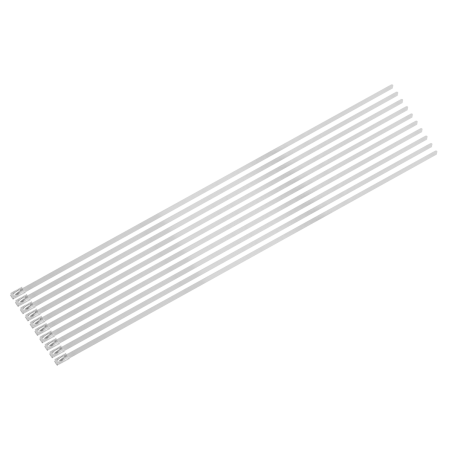 Attache-câble en acier inoxydable 400 mm x 4,6 mm - Paquet de 100