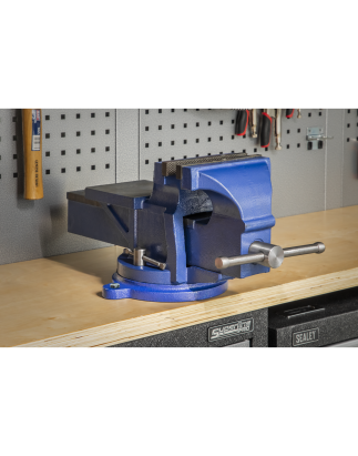 Professional Heavy-Duty Fixed Base Vice 200mm