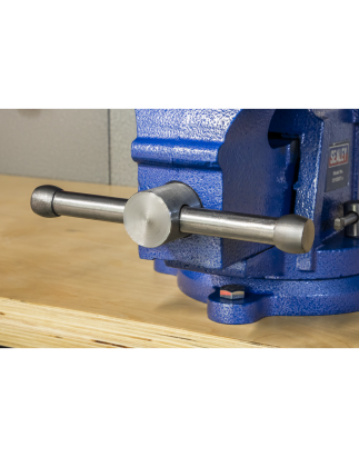 Heavy-Duty Professional Vice with Swivel Base 125mm