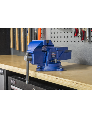 Heavy-Duty Professional Vice with Swivel Base 125mm