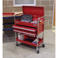 Trolley 2-Level Heavy-Duty with Lockable Top & 2 Drawers