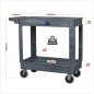 Trolley 2-Level Composite Heavy-Duty