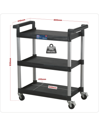 Workshop Trolley 3-Level