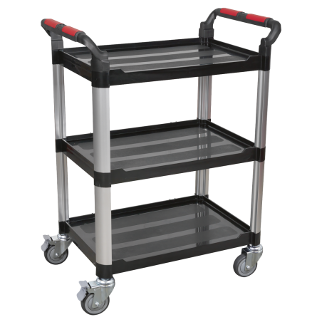 Workshop Trolley 3-Level Composite - 3 Wall