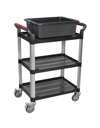 Workshop Trolley 3-Level Composite - 3 Wall