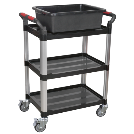 Workshop Trolley 3-Level Composite - 3 Wall