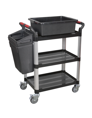 Workshop Trolley 3-Level Composite - 3 Wall