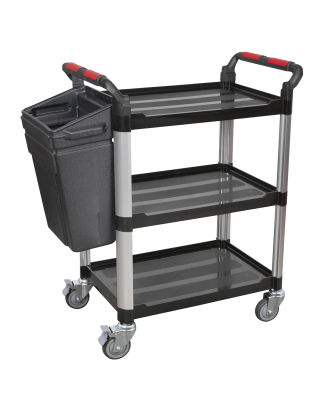 Workshop Trolley 3-Level Composite - 3 Wall