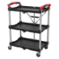 Folding Workshop Trolley 3-Level