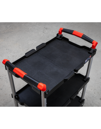 Chariot d'atelier pliable 3 niveaux