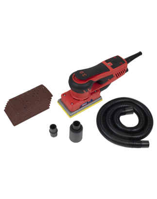 Variable Speed Brushless Orbital Sander 80 x 133mm 350W