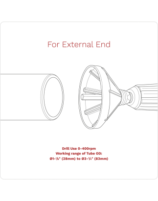 Internal & External 2-in-1 Deburring/Chamfer Tool Ø27-86mm