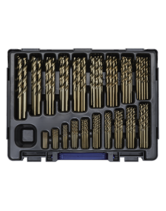 HSS Cobalt Fully Ground Drill Bit Assortment 170pc Ø1-10mm