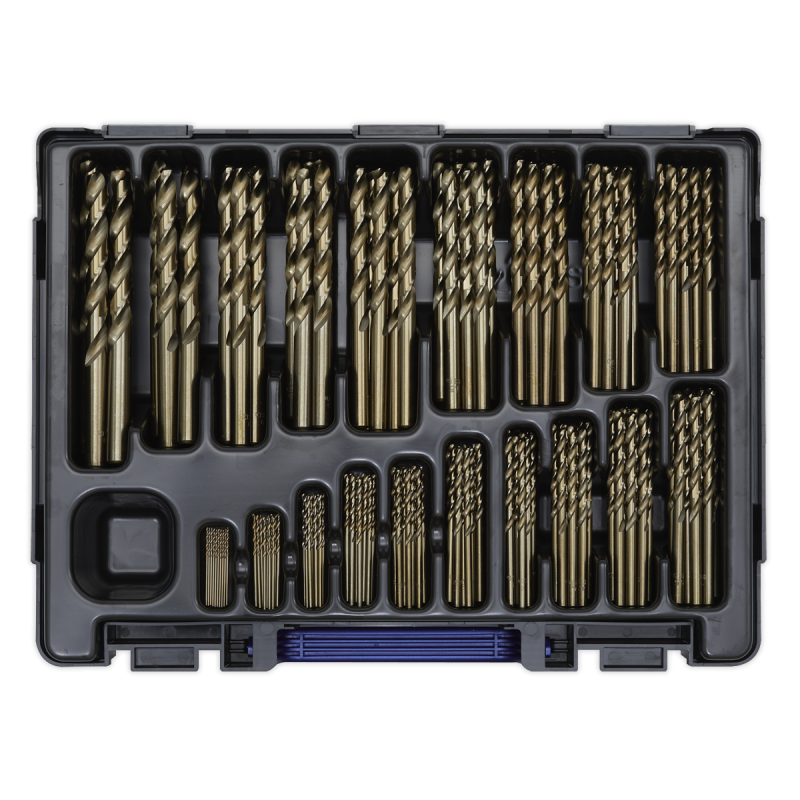 HSS Cobalt Fully Ground Drill Bit Assortment 170pc Ø1-10mm