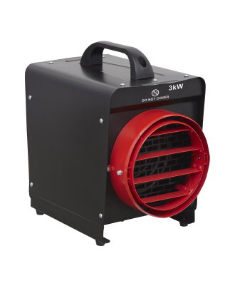 Industrial Fan Heater with Ducting 3kW