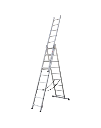 Extension Combination Ladder 3 x 9 Aluminium - BS EN 131