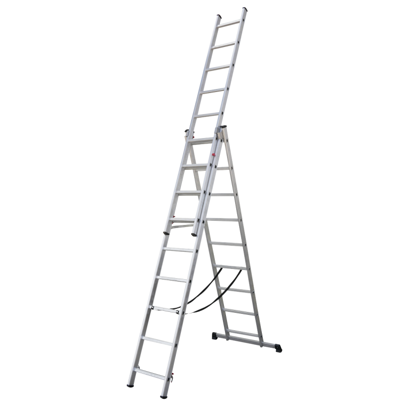 Extension Combination Ladder 3 x 9 Aluminium - BS EN 131