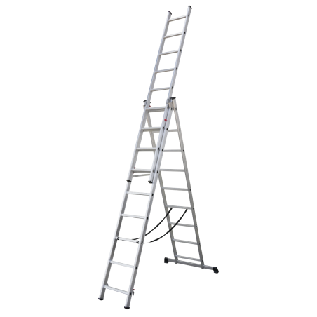 Extension Combination Ladder 3 x 9 Aluminium - BS EN 131