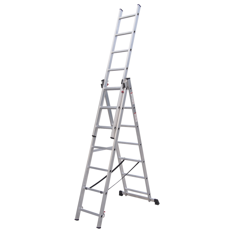 Extension Combination Ladder 3 x 7 Aluminium - BS EN 131