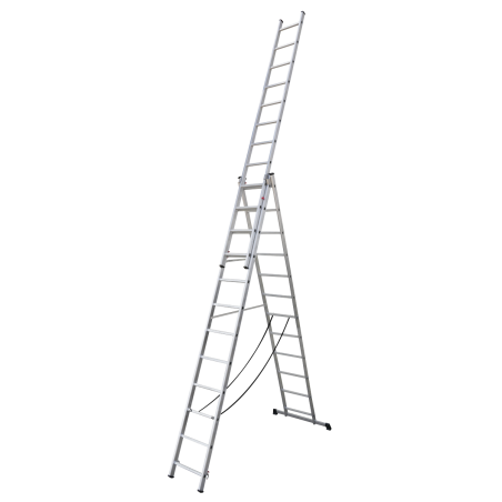 Extension Combination Ladder 3 x 12 Aluminium - BS EN 131