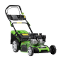 Dellonda Self-Propelled Petrol Lawnmower Grass Cutter with Height Adjustment & Grass Bag 171cc 20"/51cm 4-Stroke Engine