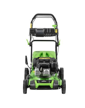 Dellonda Self-Propelled Petrol Lawnmower Grass Cutter with Height Adjustment & Grass Bag 171cc 20"/51cm 4-Stroke Engine