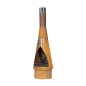 Dellonda Outdoor/Garden/Patio Conical Chiminea, Fireplace, Fire Pit, Heater, H127cm - Corten Steel