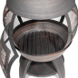 Dellonda Deluxe 360° Chiminea/Fire Pit/Outdoor Heater - Antique Bronze Finish - DG112