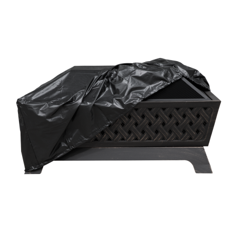 Dellonda Fire Pit, Fireplace, Outdoor Patio Heater PVC Cover, Water-Resistant, Heavy-Duty