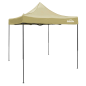 Dellonda Premium 2x2m Pop-Up Gazebo, Heavy Duty, PVC Coated, Water Resistant Fabric, Supplied with Carry Bag, Rope, Stakes & Wei