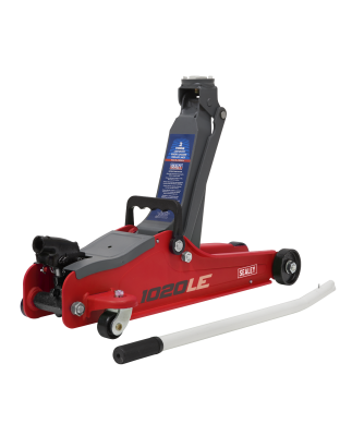 Low Profile Short Chassis Trolley Jack 2 Tonne - Red