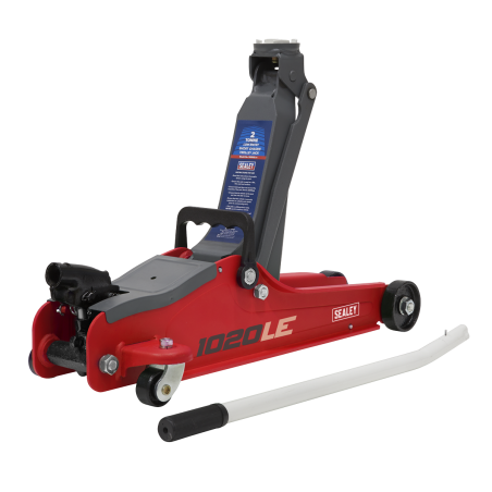 Low Profile Short Chassis Trolley Jack 2 Tonne - Red