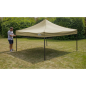 Dellonda Premium 2x2m Pop-Up Gazebo, Heavy Duty, PVC Coated, Water Resistant Fabric, Supplied with Carry Bag, Rope, Stakes & Wei