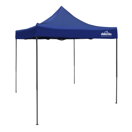 Dellonda Premium 2x2m Pop-Up Gazebo, Heavy Duty, PVC Coated, Water Resistant Fabric, Supplied with Carry Bag, Rope, Stakes & Wei