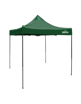 Dellonda Premium 2x2m Pop-Up Gazebo, Heavy Duty, PVC Coated, Water Resistant Fabric, Supplied with Carry Bag, Rope, Stakes & Wei