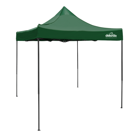 Dellonda Premium 2x2m Pop-Up Gazebo, Heavy Duty, PVC Coated, Water Resistant Fabric, Supplied with Carry Bag, Rope, Stakes & Wei