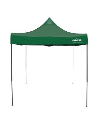 Dellonda Premium 2x2m Pop-Up Gazebo, Heavy Duty, PVC Coated, Water Resistant Fabric, Supplied with Carry Bag, Rope, Stakes & Wei