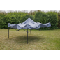 Tonnelle escamotable Dellonda Premium 2 x 2 m, robuste, revêtement PVC, tissu résistant à l'eau, fourni avec sac de transport, c