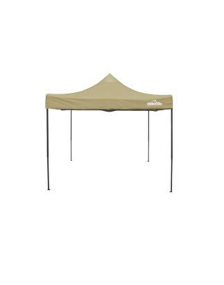 Dellonda Premium 3 x 3m Pop-Up Gazebo, PVC Coated, Water Resistant Fabric, Supplied with Carry Bag, Rope, Stakes & Weight Bags -