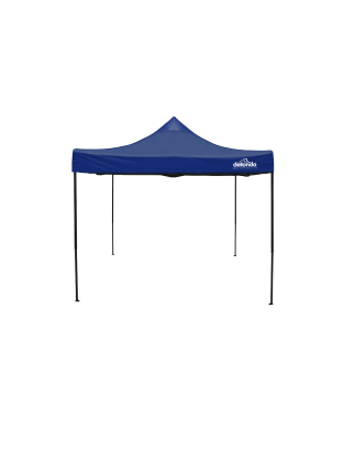 Tonnelle escamotable Dellonda Premium 3 x 3 m, revêtement PVC, tissu résistant à l'eau, fourni avec sac de transport, corde, piq