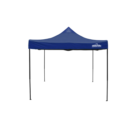 Tonnelle escamotable Dellonda Premium 3 x 3 m, revêtement PVC, tissu résistant à l'eau, fourni avec sac de transport, corde, piq