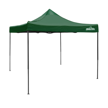 Dellonda Premium 3 x 3m Pop-Up Gazebo, PVC Coated, Water Resistant Fabric, Supplied with Carry Bag, Rope, Stakes & Weight Bags -