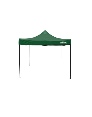 Tonnelle escamotable Dellonda Premium 3 x 3 m, revêtement PVC, tissu résistant à l'eau, fourni avec sac de transport, corde, piq